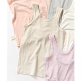 ベージュ | WEB限定 ひんやり天竺深あきインナータンク_接触冷感 | F.O.Online Store