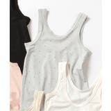 グレー | WEB限定 ひんやり天竺深あきインナータンク_接触冷感 | F.O.Online Store