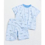 サックス | ひんやりバラエティBOYSパジャマ  5分丈 吸水速乾 接触冷感 | F.O.Online Store