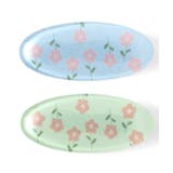 サックス | 花柄ヘアクリップ ２個セット  | F.O.Online Store