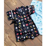 ダークネイビーブルー | 【リンク】アプレのはんなりBOYSベビー甚平ロンパス | F.O.Online Store