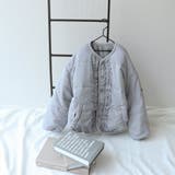 サックス | WEB限定 プードルファーリバーシブルアウター | F.O.Online Store