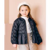 ブラック | ペプラムハートキルトアウター | F.O.Online Store