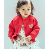 レッド | tiny bear Palette ジャガードカーディガン | F.O.Online Store