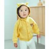 イエロー | tiny bear Palette ジャガードカーディガン | F.O.Online Store