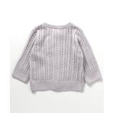 ケーブル柄ベビーカーディガン | F.O.Online Store | 詳細画像2 