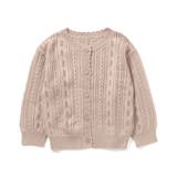 ピンク | かぎ編みニットカーディガン | F.O.Online Store