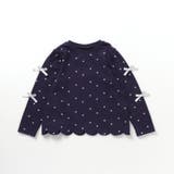 ネイビーブルー | スカラップリボンTシャツ | F.O.Online Store