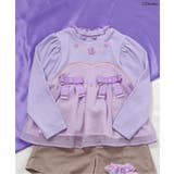 ラベンダー | ディズニーキャラクターペプラムトップス | F.O.Online Store