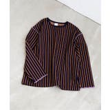 ネイビーブルー | 【リンク】ジャガード総柄Tシャツ  | F.O.Online Store