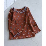 ブラウン | 【リンク】ワッフルアソート襟フリルTシャツ  | F.O.Online Store