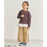 WEB限定 アソートボーダー裾フリルトップス | F.O.Online Store | 詳細画像6 