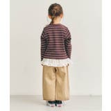 WEB限定 アソートボーダー裾フリルトップス | F.O.Online Store | 詳細画像7 