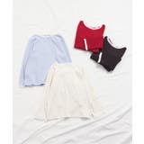 ハート針抜きフリルTシャツ | F.O.Online Store | 詳細画像13 