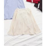 アイボリー | ハート針抜きフリルTシャツ | F.O.Online Store