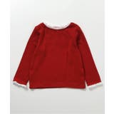 レッド | ハート針抜きフリルTシャツ | F.O.Online Store