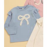 サックス | WEB限定 GIRLSモチーフスウェットライクTシャツ | F.O.Online Store