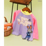 パープル | ディズニーキャラクター【ズートピア】3柄モチーフTシャツ  | F.O.Online Store
