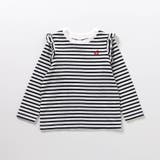 ボーダー柄 | ワンポイント肩フリルTシャツ|7days Style | F.O.Online Store