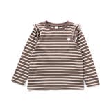 ブラウン | ワンポイント肩フリルTシャツ|7days Style | F.O.Online Store