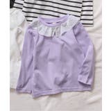 ラベンダー | WEB限定 襟レースTシャツ/7days Style | F.O.Online Store