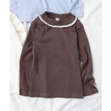 ブラウン | WEB限定 衿フリルリブトップス | F.O.Online Store