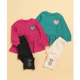 【新色追加】ワッフルペプラムハートモチーフTシャツ | F.O.Online Store | 詳細画像38 