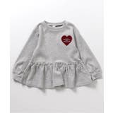 【新色追加】ワッフルペプラムハートモチーフTシャツ | F.O.Online Store | 詳細画像6 