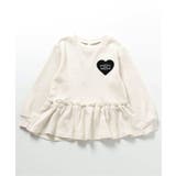 アイボリー | 【新色追加】ワッフルペプラムハートモチーフTシャツ | F.O.Online Store