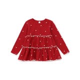レッド | WEB限定 ワッフルティアードTシャツ | F.O.Online Store