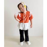 肩フリルフラワーモチーフTシャツ | F.O.Online Store | 詳細画像11 