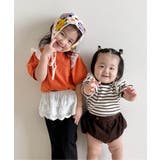 肩フリルフラワーモチーフTシャツ | F.O.Online Store | 詳細画像13 