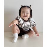 肩フリルフラワーモチーフTシャツ | F.O.Online Store | 詳細画像3 