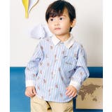 tiny bear ストライプ＆パッチワークシャツ | F.O.Online Store | 詳細画像1 