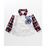 tiny bear ストライプ＆パッチワークシャツ | F.O.Online Store | 詳細画像2 