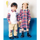 tiny bear ストライプ＆パッチワークシャツ | F.O.Online Store | 詳細画像8 