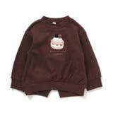 ブラウン | トゥンカロンモチーフトレーナー | F.O.Online Store