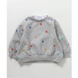 グレー | アソート総柄刺繍レイヤードトレーナー | F.O.Online Store