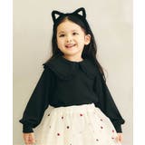 ブラック | 【リンク】レースフリルビックカラートップス | F.O.Online Store