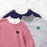 ハート刺繍レイヤードトレーナー | F.O.Online Store | 詳細画像14