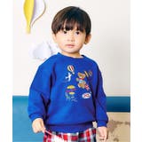 ブルー | tiny bear 3柄CITYモチーフトレーナー | F.O.Online Store