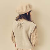 ベージュ | レースアップニットベスト | F.O.Online Store