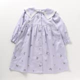ラベンダー | キンモクセイ・アジサイ刺繍ワンピース | F.O.Online Store
