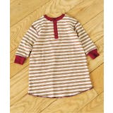 アイボリー | 【リンク】ヘンリーネックマルチボーダーワンピース | F.O.Online Store