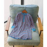 サックス | 【リンク】ヘンリーネックマルチボーダーワンピース | F.O.Online Store