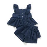 フリルチュニック＆ティアードキュロットセット_  ショート丈 | F.O.Online Store | 詳細画像7 