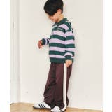 グリーン | ボーダートップス&ラインパンツセットアップ  10分丈 | F.O.Online Store