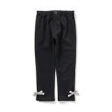ブラック | 裾リボンパンツ|7days Style 10分丈 | F.O.Online Store
