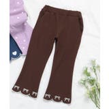 ブラウン | WEB限定 裾スカラップカットソーパンツ 10分丈 | F.O.Online Store