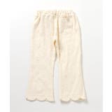 フラワージャガードスカラップパンツ  10分丈 | F.O.Online Store | 詳細画像3 
